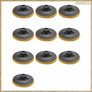 Tấm lót đánh bóng 10X Tấm lót chà nhám M14 cho máy đánh bóng Đường kính ren K1 mới: 125MM