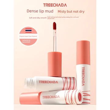 son bóng chính hãng son bóng lì lâu trôi Thái Lan TREECHADA Son Bóng Nữ Nhân Vật Chính Matte Matte Velvet Môi Nữ St