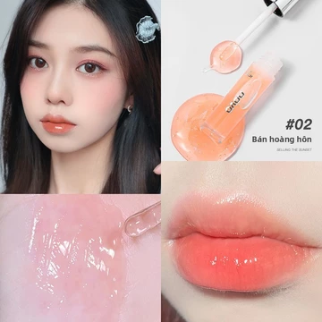 Chứa Son dưỡng môi hạt lấp lánh, Môi phát sáng, Sửa chữa môi khô và khô, Thích hợp để sử dụng ban ngày ban đêm.