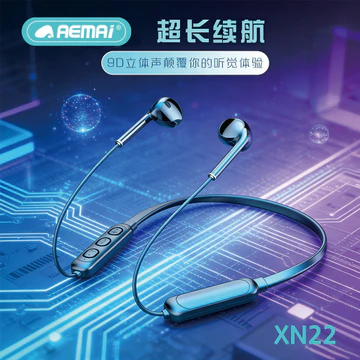 Tai nghe âm thanh nổi Tai nghe thể thao Bluetooth treo siêu dài Tai nghe thể thao phong cách mới Tai nghe cổ không dây Tai nghe phổ thông Tai nghe khử tiếng ồn Tai nghe tuổi thọ pin URJG