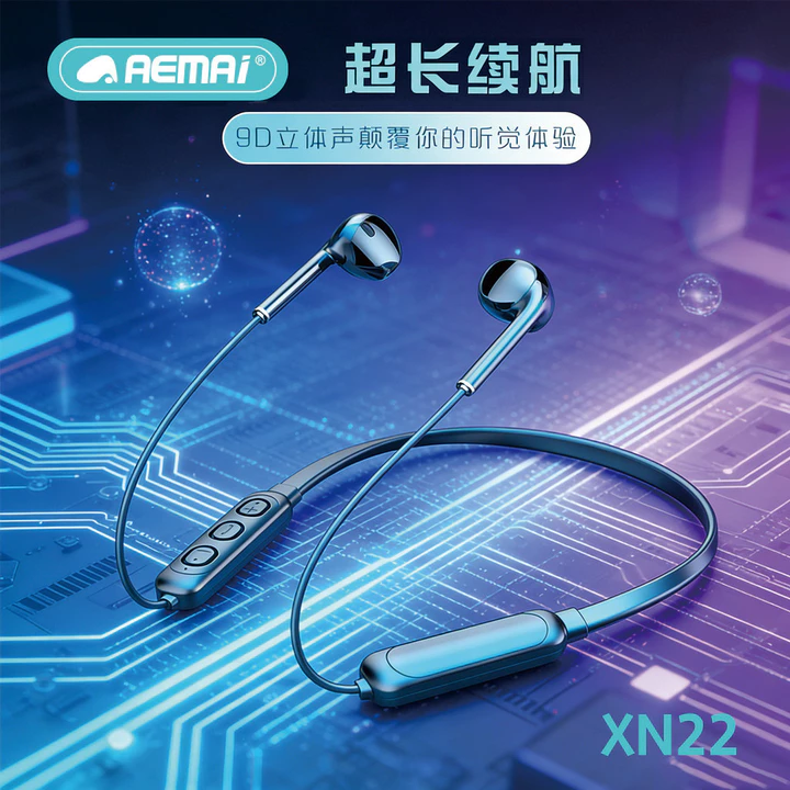 Tai nghe âm thanh nổi Tai nghe thể thao Bluetooth treo siêu dài Tai nghe thể thao phong cách mới Tai nghe cổ không dây Tai nghe phổ thông Tai nghe khử tiếng ồn Tai nghe tuổi thọ pin URJG