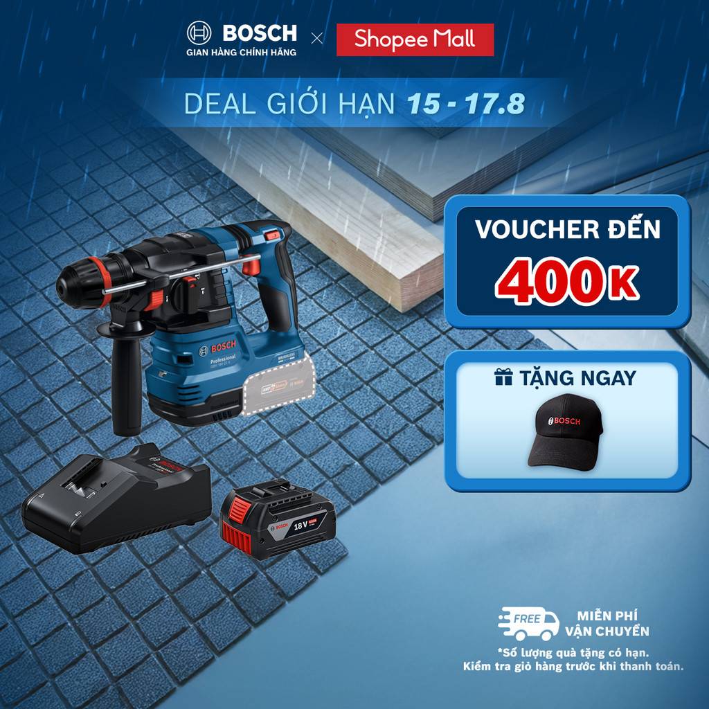 Máy khoan búa pin Bosch GBH 18V-22 X