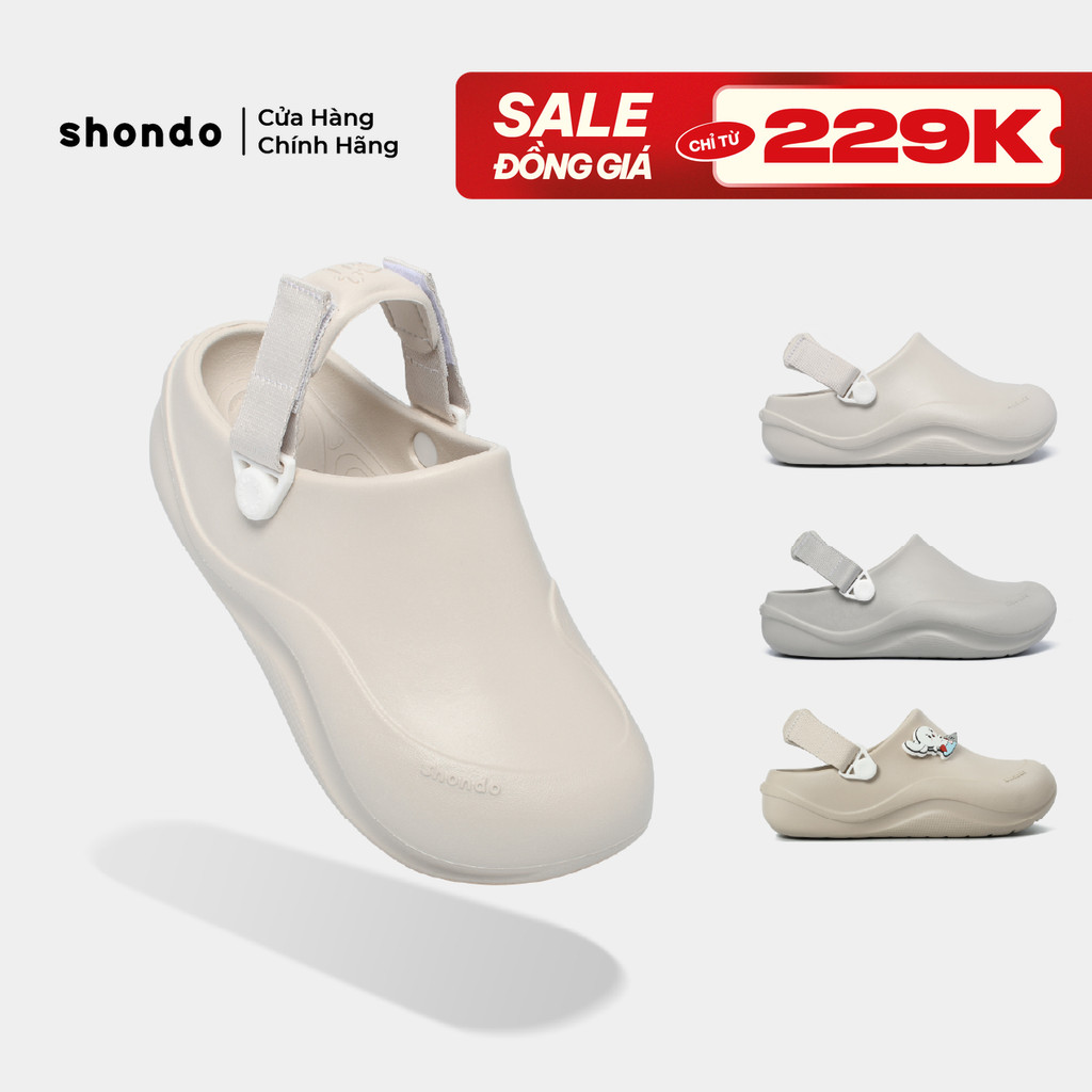 Dép sục unisex Shondo Clog Suke