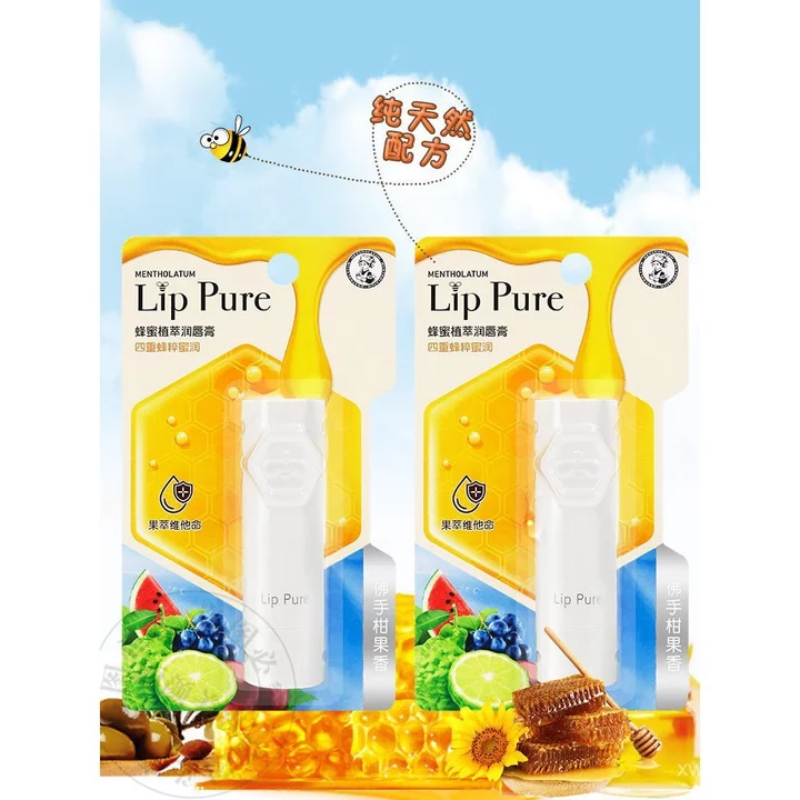 Phổ Biến Mentholatum Mật Ong Thực Vật Chiết Xuất Son Dưỡng Ẩm Dưỡng Ẩm Thực Vật Tự Nhiên Chống Khô Không Màu Nam Nữ Dưỡng Ẩm Môi