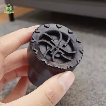 2/4 miếng đệm bảo vệ gậy leo núi Gậy Chống Gậy chống trượt chân cao su chống trượt cho mọi địa hình phụ kiện tự làm