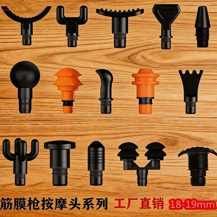Các Loại Khác Nhau Fascia Súng Phụ Kiện Phần Rời Cơ Massage Đầu Súng Thay Thế Đầu Massage Phần 18-19mm Kích Thước Lớn% A260904