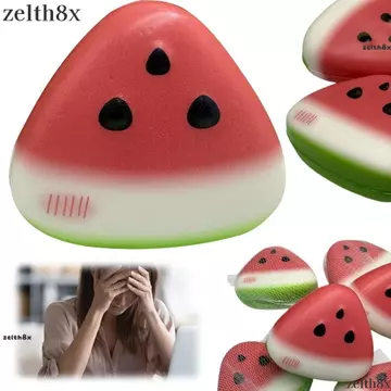 Thuốc giảm căng thẳng dưa hấu ZELTH​​, Bóp họa tiết mực phục hồi chậm Chống căng thẳng, Có thể tái sử dụng​​ Giảm căng thẳng Ice Skin ​​Giảm căng thẳng văn phòng & trường học​​