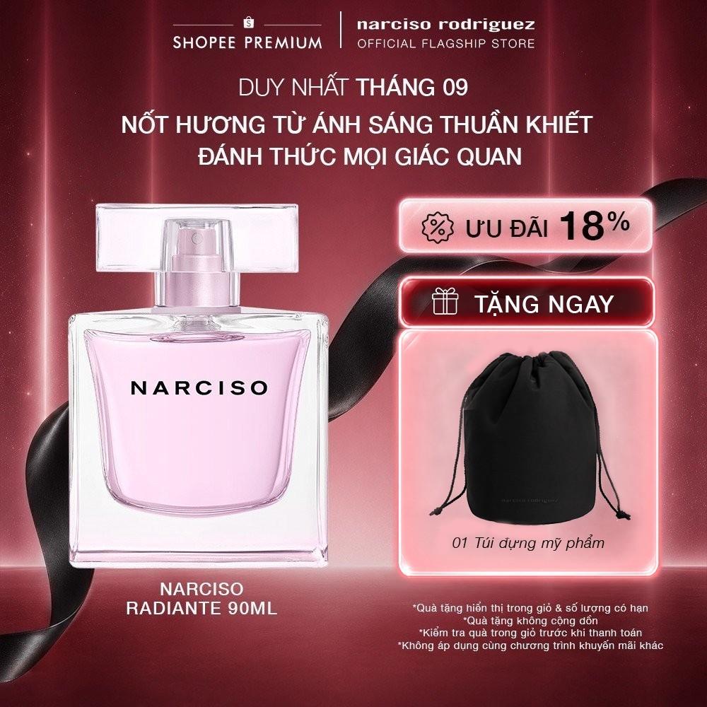 Nước Hoa nữ Narciso Rodriguez Narciso Eau De Parfum Radiante 90ml