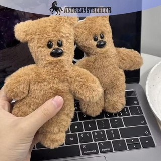 Onetimingfine Nâu Sang Trọng Móc Khóa Làm Âm Thanh Gấu Túi Búp Bê Mặt Dây Động Vật Cho Bé Gái Và Trẻ Em Túi Phụ Kiện VN