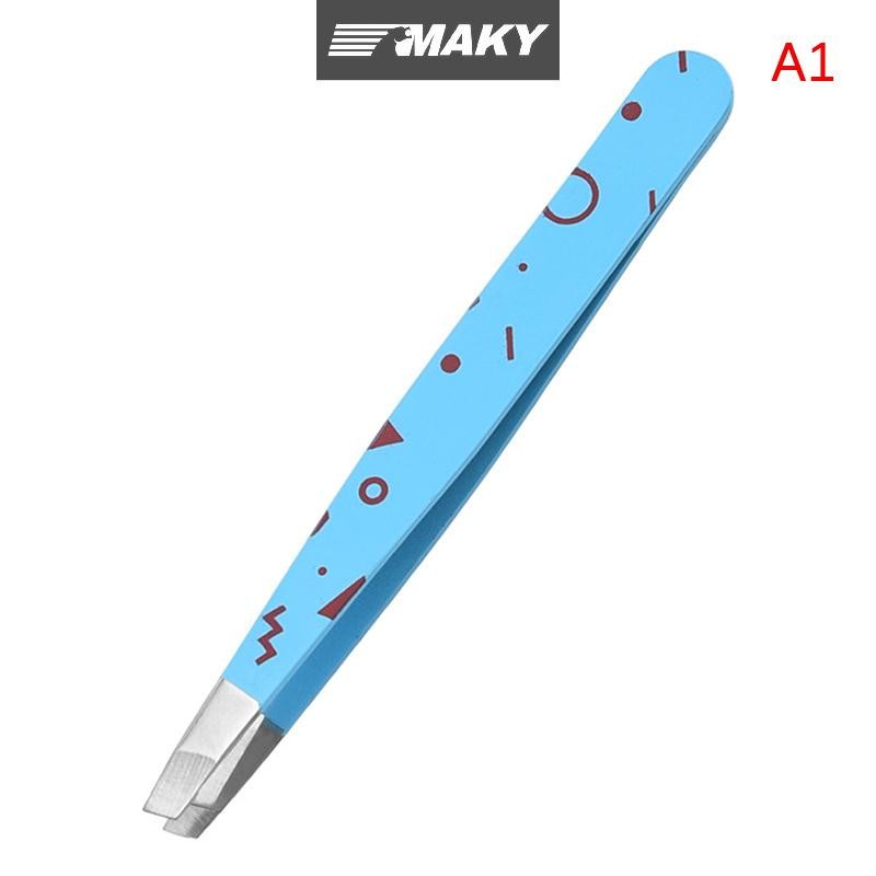 Newwellknownepic Nhíp lông mày bằng thép không gỉ Slanted Kẹp lông mày Dụng cụ trang điểm VN