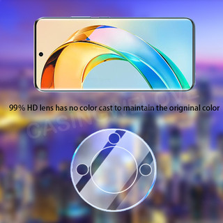 3 Miếng 3D Camera Bảo Vệ Ống Kính Phim Dành Cho Honor X9d X9c Smart X70 5G 2025 Trong Suốt Kính Cường Lực Bảo Vệ Toàn Diện Mặt Sau