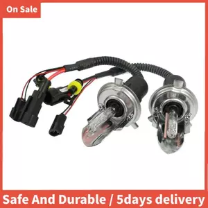 2 Chiếc 35W DC 12V 12000K H4 HID Xenon Hi / Lo Beam Đèn Trước Bóng Đèn Dây nịt