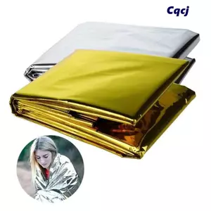 Chăn giữ nhiệt CQCJ - Mylar tái sử dụng, chống gió, lý tưởng cho cắm trại và đi bộ đường dài