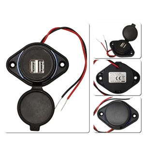 EDB * Bộ chuyển đổi sạc nhanh hai cổng 5V 3 1A cho xe máy Thiết bị cắm trại