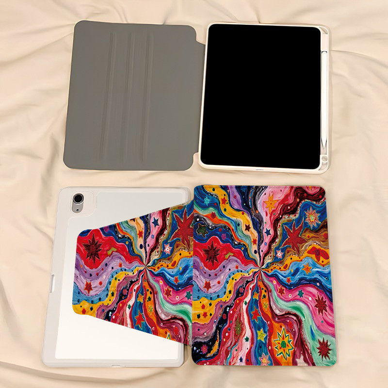 Ốp Bảo Vệ Cho iPad Mini4 / 5 / 6 M4 2024 pro11 air 13 inch M2 Air6 M3 Air7 2025 A16 gen11th Air2 Gen7 Gen8 Gen9 Air4 / air5 air 11 thế hệ thứ 10 pro 12.9 Gen5 / 6 360 Vỏ Máy Tính Bảng