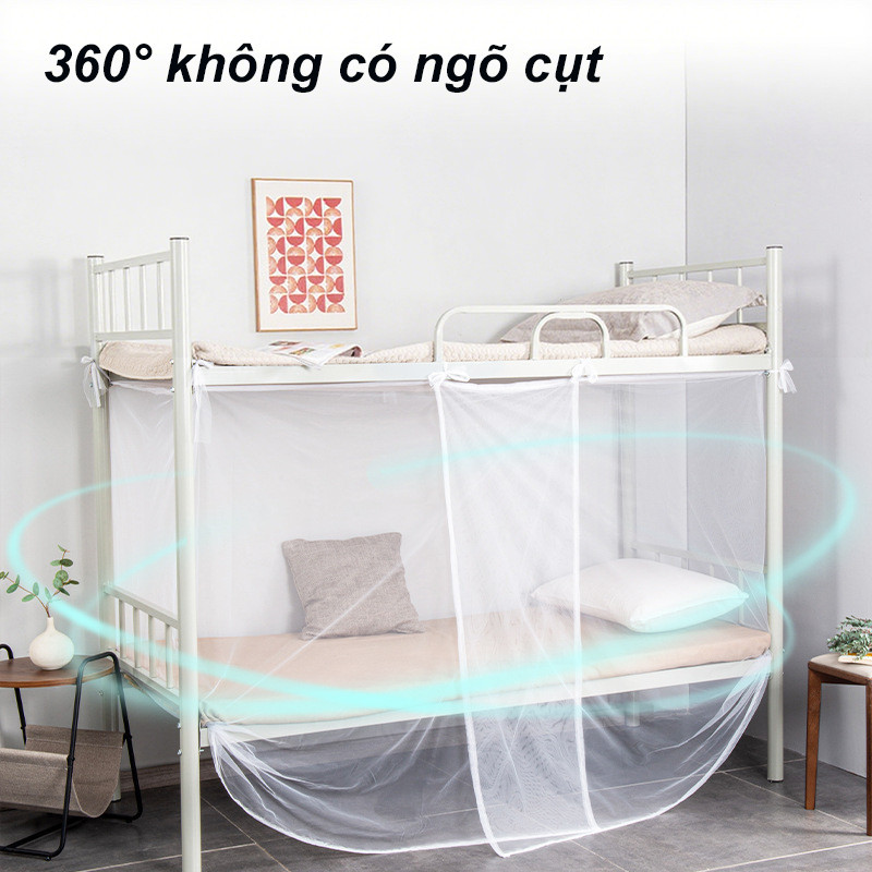 Màn Tuyn Ký Túc Xá Chống Muỗi – Lưới Chắn Muỗi Giường Tầng Cho Sinh Viên, Rèm Giường Đẹp Giá Rẻ Dễ Lắp Đặt