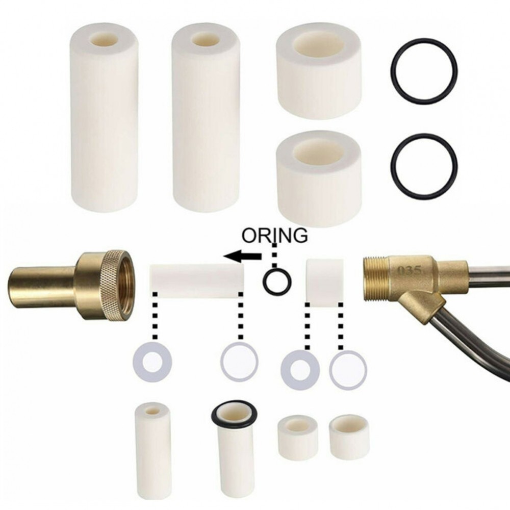 Dụng cụ vòi phun Thiết bị phun ướt Phun cát áp suất cao 2 bộ
