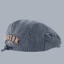 SQ Trẻ Em Denim Flat Cap Với BOSTON Thêu Dây Đeo Có Thể Điều Chỉnh Bốn Màu Mũ Thường Ngày Cho Trẻ Em