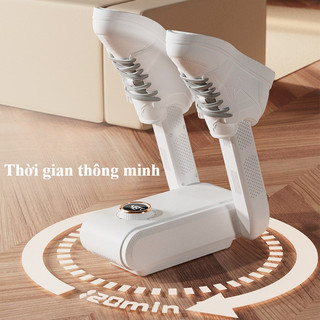 Máy Sấy Giày Đa Năng 4 Ống Khí - Tia UV Diệt Khuẩn, Sấy Khô Nhanh, Hẹn Giờ Linh Hoạt