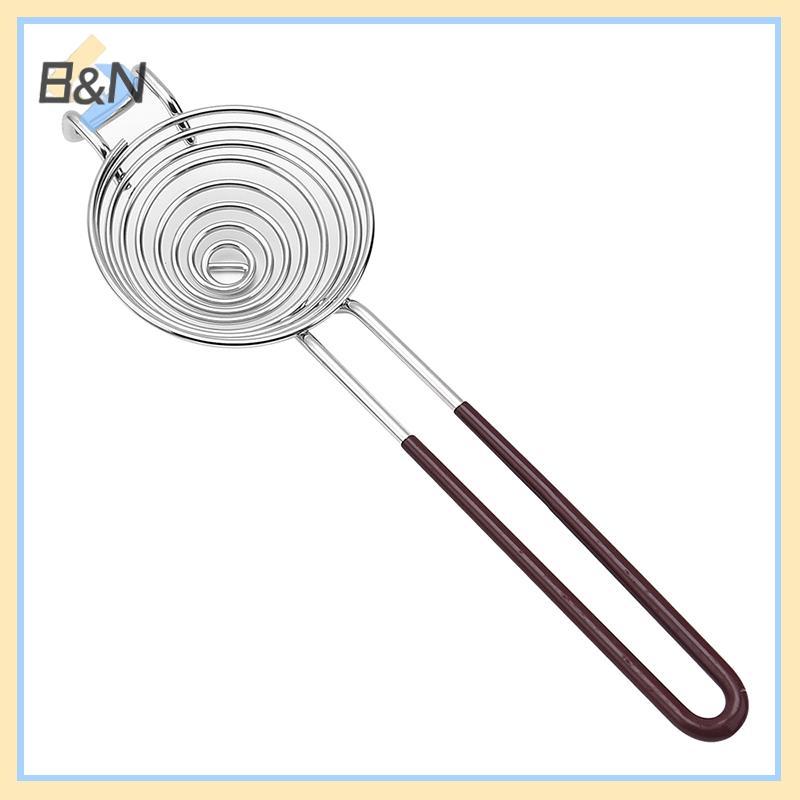 Máy tách trứng B & N Tay cầm dài Máy tách lòng trắng trứng bằng thép không gỉ cấp thực phẩm Bộ lọc lòng đỏ trứng Tiện ích nhà bếp.
