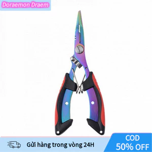 Kéo dài kìm câu cá 420 thép không gỉ đa năng giải quyết gear kéo móc tẩy biển dụng cụ cắt duyệt ngoài trời
