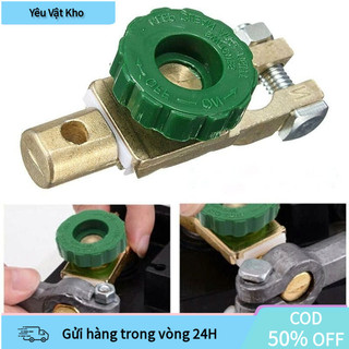 Công tắc ngắt điện bình ắc quy chuyên dụng cho xe hơi với cơ chế vận hành đơn giản giúp bảo vệ toàn diện hệ thống điện