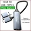 Hub Chuyển Từ Cổng HDMI To Type-C/USB 3.0 Hỗ Trợ Ghi Hình Nhanh Từ Livestream Tương Thích Full Soft OBS