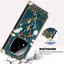 YJD Ốp Lưng Cho Redmi 17C Công Chúa Vương Miện Happy Peacock Dây Tay Cạnh Thẳng Chống Rơi Vỏ Điện Thoại