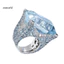 Một thế giới| Phụ Nữ Lấp Lánh Nhẫn Cubic Zirconia Cô Dâu Cưới Đính Hôn Trang Sức Dự Tiệc