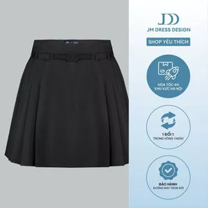 Chân váy xếp ly sườn đai bản nhỏ 4S09.2502K, chân váy tennis kèm đai thiết kế bởi JM Dress Design