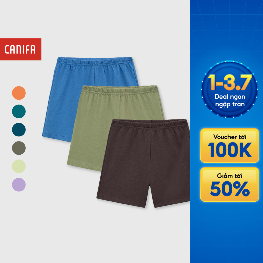 Quần mặc nhà trẻ em CANIFA chất liệu mềm mát 3LB25S001