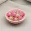 PNPIA- DIY Trang Sức Thanh Lịch Với 5 Chiếc Dâu Nhựa Quyến Rũ Mặt Dây Chuyền Mini Cho Bông Tai Nelace