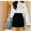 Mùa Thu Mới Retro Co Giãn Eo Cotton Nguyên Chất Chữ A Midi Corduroy Váy Nữ Hàng Ngày Dạo Phố Váy Mini Cho Nữ