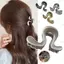 PYCOU Vuốt Cua Không Đều, Kẹp Tóc Phong Cách Hình Học Hợp Kim, Thời Trang DIY Tạo Kiểu Tóc Đơn Giản Kẹp Đuôi Ngựa Nữ Sử Dụng Hàng Ngày