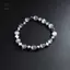 Vòng tay đính cườm chữ thập thời trang dành cho nam giới Ins Style Cat 's Eye Stone Cặp đôi Vòng tay [Mina]