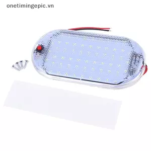 VFZ 60LED 12V-85V LED Xe Ô Tô Mái Vòm Trần Đèn Đọc Sách Nội Thất Mái Xe Nâng Ô Tô Độ Sáng Cao Cabin Dải Đèn OTE