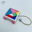 HFTOY 1 / 12 Nhà Búp Bê Mini Tangram Xe Mô Hình Nhà Búp Bê Màu Xây Dựng Áo Đồ Chơi Ô Tô Búp Bê Trang Trí Nhà Phụ Kiện ~