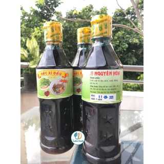 Hắc Xì Dầu Nguyên Hòa 500ml - Nước Tương Đen Sánh Đặc, Lên Màu Đẹp, Chuẩn Vị Hoa Làm Bột Chiên, Hủ Tiếu Khô