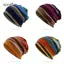 AqToCna Thời Trang Mới Nữ Mũ Mềm Mùa Xuân Thu Ấm Beanies Người Lớn Thể Thao Ngoài Trời Mũ Sọc Hip Hop Bonnet AqToCna