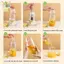 Cốc lắc tay Cotail bằng nhựa có vảy 350ml / 530ml / 700ml / 1000ml Trà sữa Uống Bình lắc Dụng cụ thanh trộn ELWW