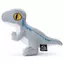 Jurassic World Plush Toy Velociraptor (Blue) — approximately 18 cm wide.