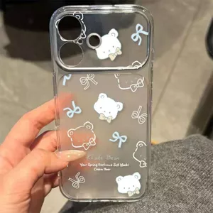 Tiếng Anh Gấu áp dụng iPhone 17promax trường hợp điện thoại 161514plus nổ 131211Pro