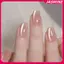 JASMINE 30 Chiếc Đầu Móng Tay Giả Móng Tay Thời Trang Có Thể Đeo Móng Tay Giả Đơn Giản Full Cover Bấm Vào Móng Tay DIY Mặc Dụng Cụ Làm Móng Tay JASMINE