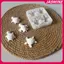 JASMINE Bốn Rùa Thạch Cao Khuôn Silicon DIY Trái Tim Ngôi Sao Họa Tiết Vỏ Đồ Trang Trí Nhựa Dính Khuôn Thơm Động Vật Nến Xà Phòng Khuôn JASMINE