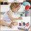 POWER Montessori Kéo Cá Củ Cải Trò Chơi Đồ Chơi Bằng Gỗ Cho Trẻ Tập Đi Giáo Dục Nhận Thức Phát Triển Sớm Tương Tác Cha Mẹ Trẻ Em Chơi.