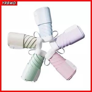 Dù che nắng YRBWD, Thích hợp cho cả ô chống nắng bỏ túi di động trong ngày nắng và mưa, dây đeo cực rộng chống tia cực tím ô mưa phẳng