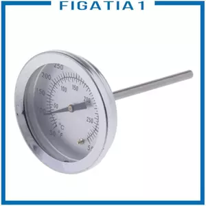 Nhiệt kế giám sát lò nướng bằng thép không gỉ Máy đo nhiệt độ lò nướng BBQ 50-250