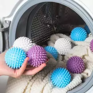 Maybest 5 chiếc Bóng giặt chống cuộn tròn Máy giặt trống làm sạch tinh khiết để loại bỏ bụi bẩn và thắt nút {VN}