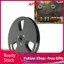 Apill Cuộn băng trống 5 inch Yoidesu bằng nhựa ABS dành cho học sinh với 3 lỗ chống gió để ghi âm tương tự (Đen)