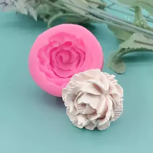 Ziyulinyuk 1 Hoa Hồng Khuôn Silicon DIY Hoa Nhựa Ốp Lưng Điện Thoại Đầu Dây Tóc Thẻ Phụ Kiện Trang Sức Khuôn Bánh Sô Cô La Khuôn Silicon VN